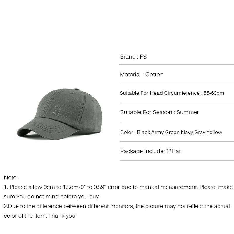 Кепка-Бейсболка унисекс с буквенным принтом на весну/лето | Аксессуары для одежды