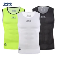 kemaloce breathable men cycling base layer white 2021 cool cycle sleevess vest quick dry road summer mtb vest bike undershirt