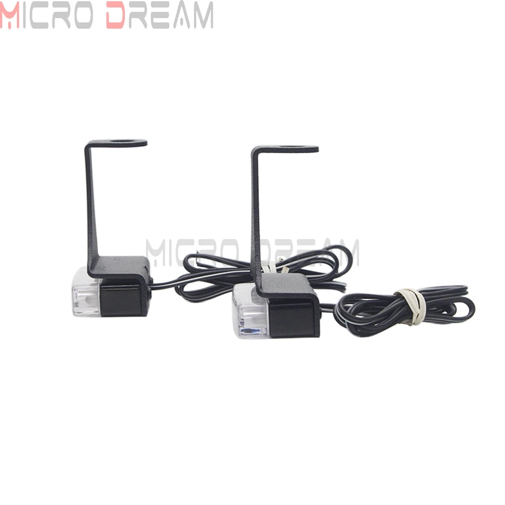 Мини светодиодный указатель поворота лампа указателя с кронштейнами для Harley Honda