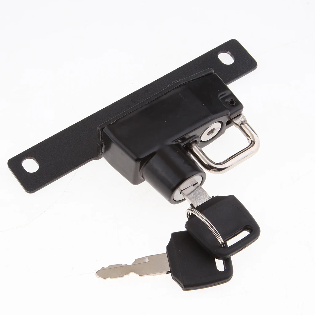 

Motorcycle Bike Left Helmet Lock Hanger Hook 2 Keys Durable DIY Kits for R Nine T 2014-2016