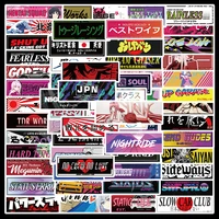 1066pcs anime racing style jdm graffiti stickers for skateboard guitar luggage phone aesthetic diy kid toy stickers waterproof
