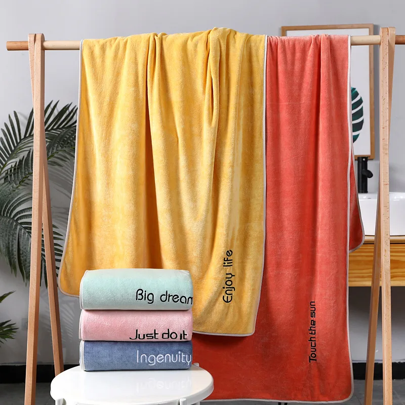 Новое Большое банное пляжное полотенце из микрофибры быстросохнущее одеяло для