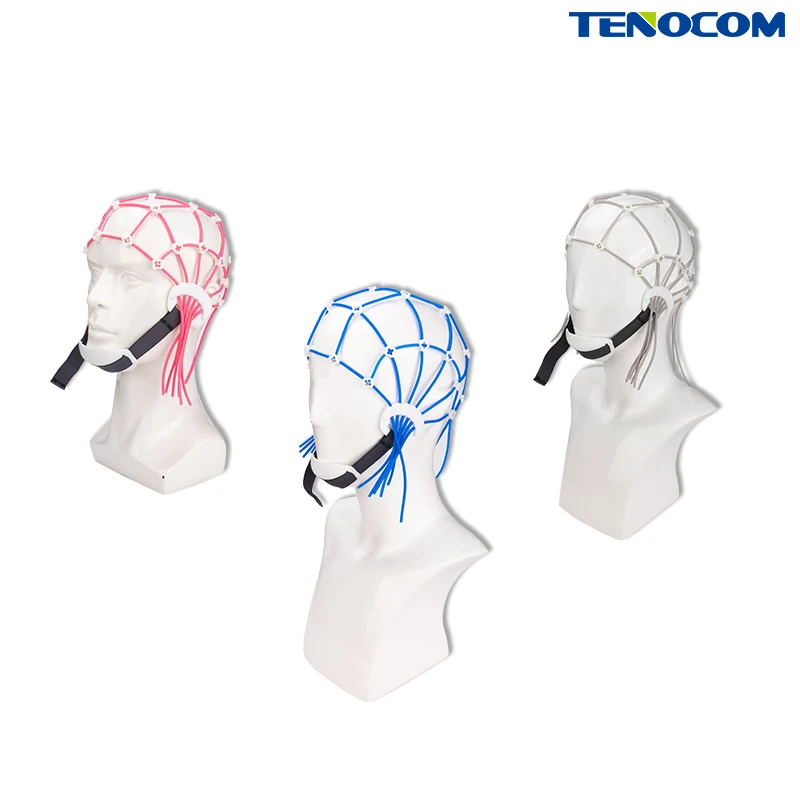 Колпачок EEG из силикона сетчатый тип медицинский нерв колпачок мозга-Эластичные