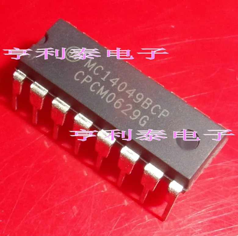 

10PCS/LOT MC14049BCP MC14049B DIP-16 /