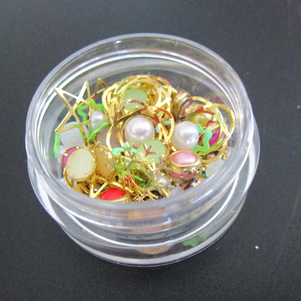 Bittb смешанные Стразы для ногтей Золотая Луна Звезда нерегулярные бусы шпильки