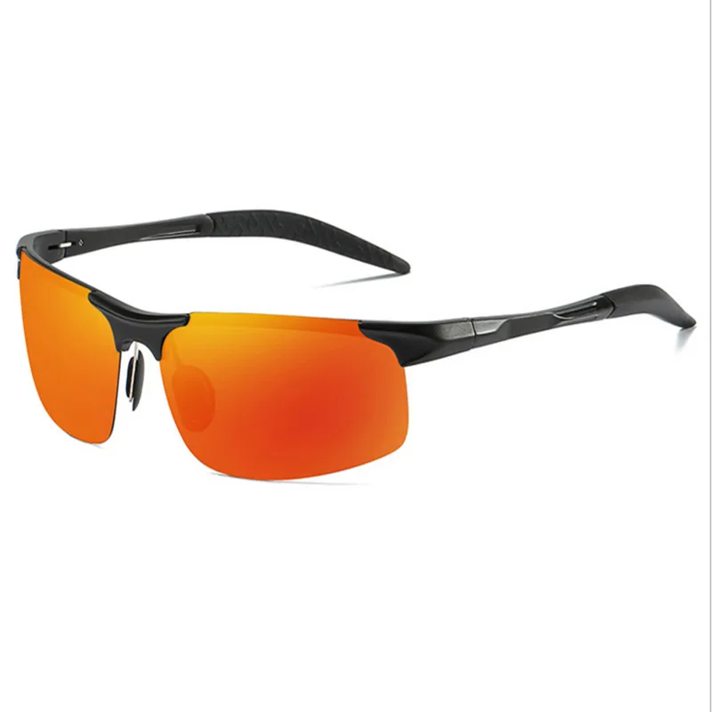 

UV400 Fashion Too Men's Polarized Half-frame Sports Sunglasses, Night Vision Day and Night Dual-use Polarized Sunglasses