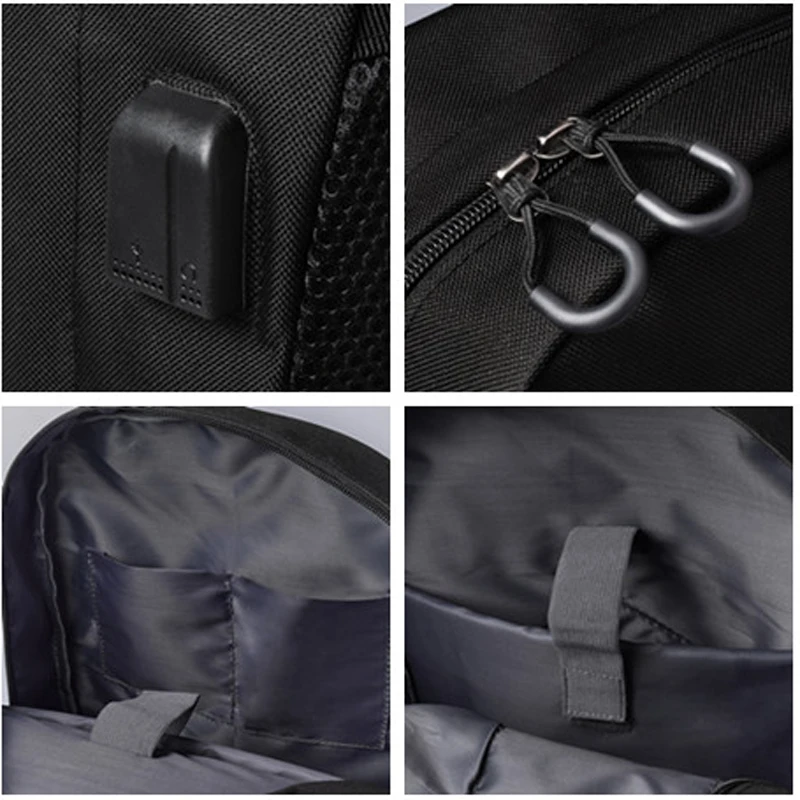 USB New schoolbag Women Backpack for School Teenagers Girls Student Waterproof Canvas Bags  Laptop Travel Backpack