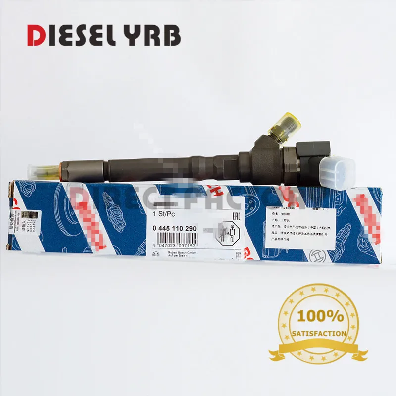 

4 PCS Original new 0445110126 Common rail injector 33800-27900 0445110290 for hyundai santa fe 2.0 crdi 2004