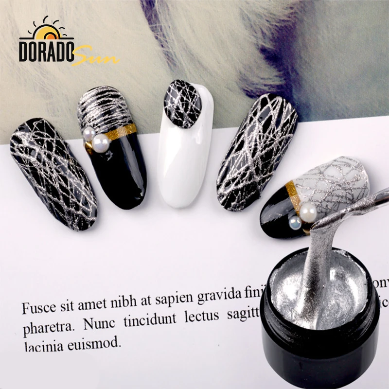 УФ гель для ногтей эластичный лайнер креативный Сделай Сам Гель лак цветочный