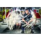 5D алмазная живопись, вышивка крестиком, фантазия, ангел и пожарный, сделай сам, Алмазная мозаика, вышивка, домашний декор