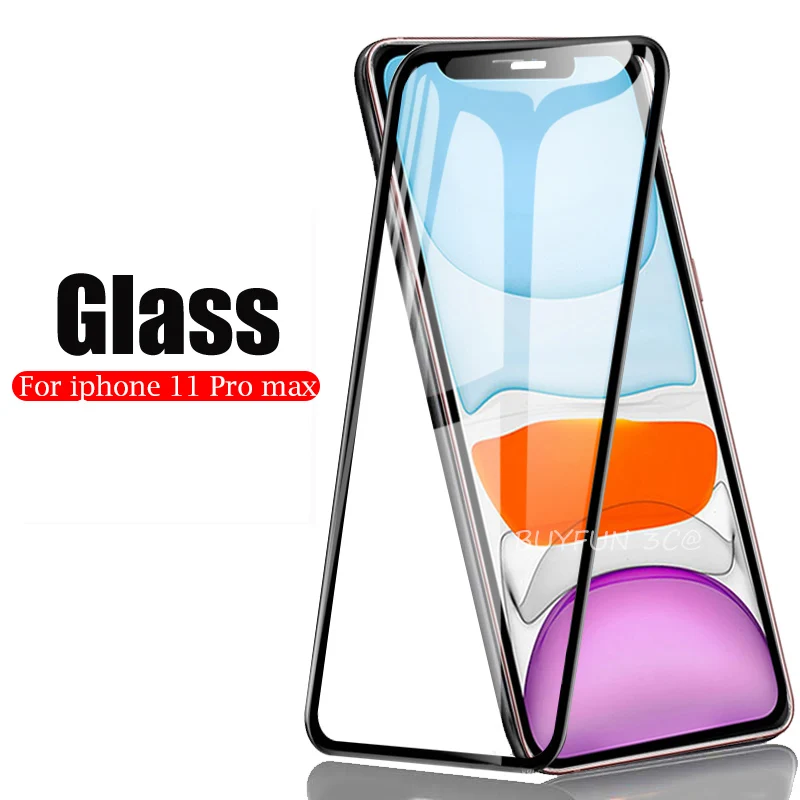 2 шт./лот Защитное стекло для iphone 11 pro 3D полное покрытие apple max 2019 i phone 11pro закаленная