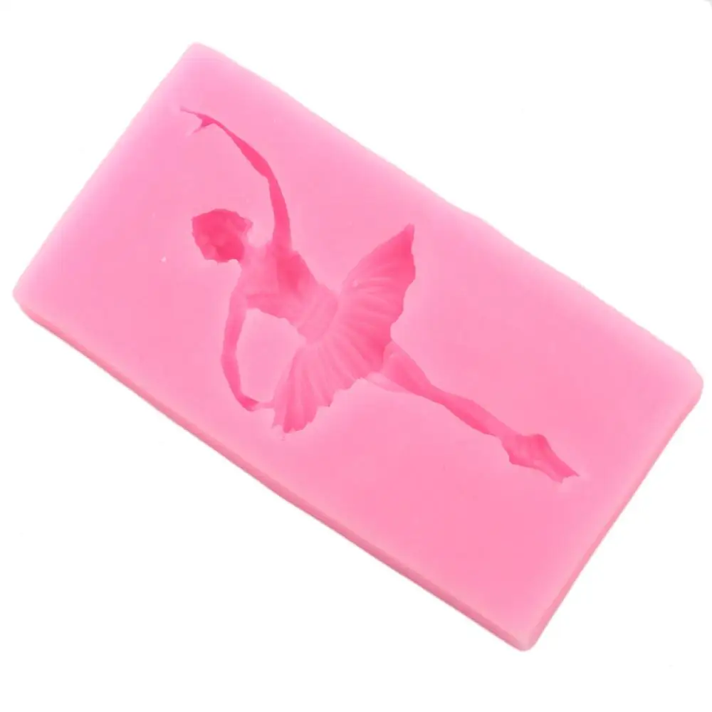 Балетная танцовщица силиконовая форма DIY девушка инструменты для украшения