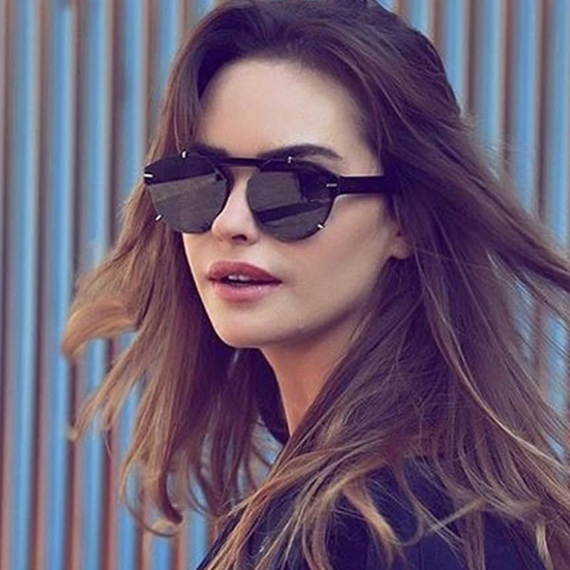Винтажные черные роскошные Брендовые женские солнцезащитные очки модные