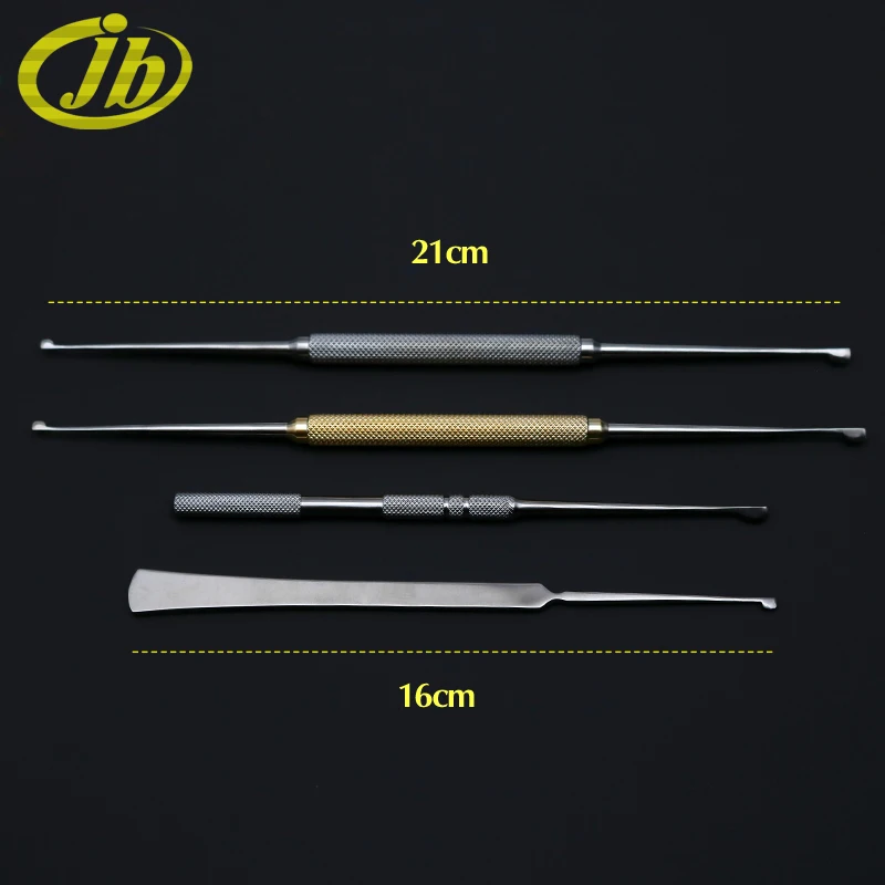 Type D knife gold handle Stainless steel double sharp cosmetic plastic surgery stripper