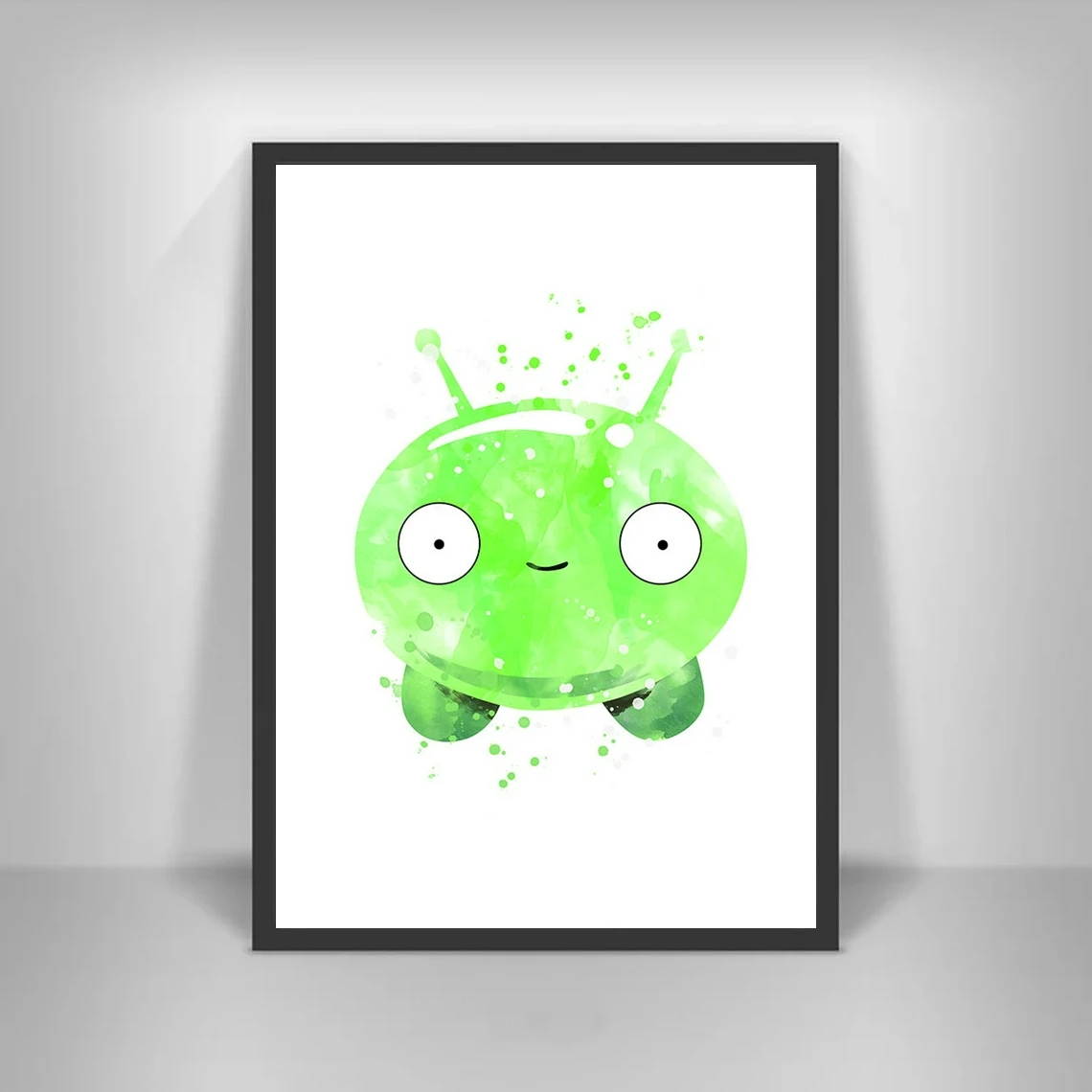 

Постер аниме монстров, альтернативные минималистичные художественные принты на холсте, украшение для дома, настенная живопись (без рамки)