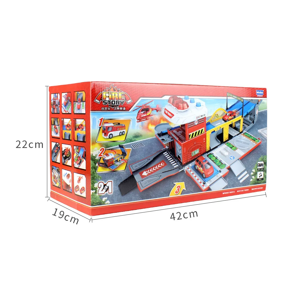 Дети деформации пожарной машины трек стоянка пожарная Мобильная штаба с сплав