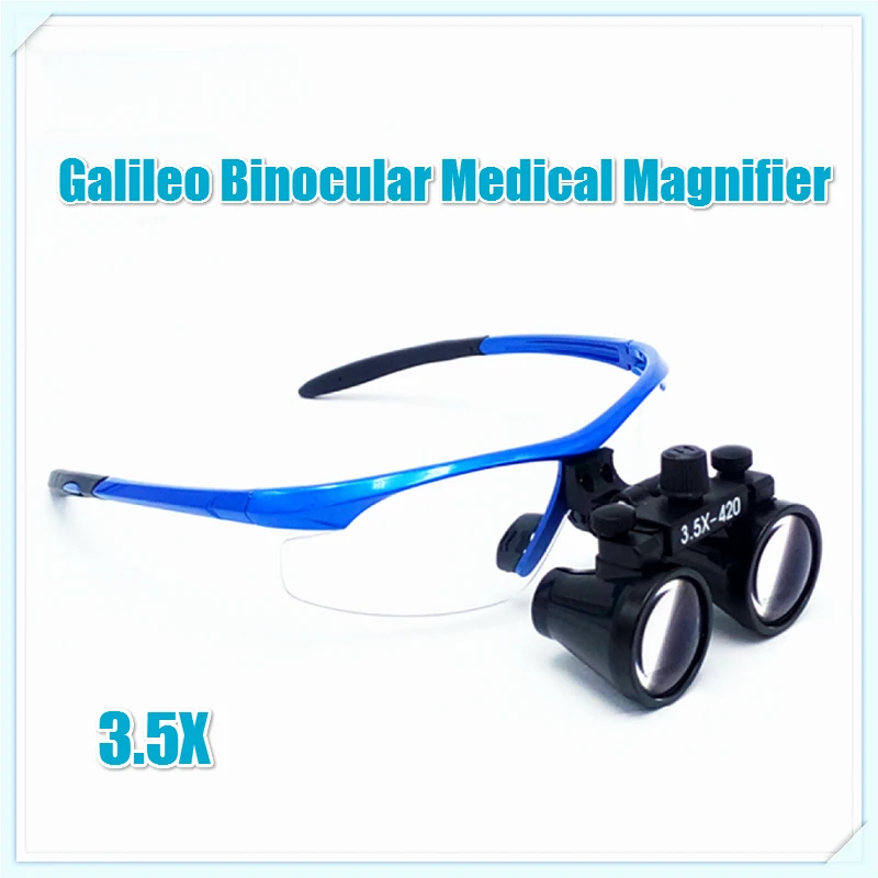 

Galileo Binocular Medical Magnifier Dentistry Surgical Dental Loupe Magnification 3.5X Magnifying Glass For Dental Surgery