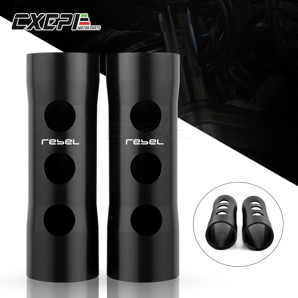 

For Honda Rebel 500 300 CMX500 CMX300 2017-2020 Motorcycle Front Fork Boot Slider Shock Absorber Cover Gaiters Accessories