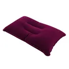 3 цвета, уличная портативная складная надувная подушка, двухсторонняя флокирующая подушка для детской отеля, Подушка для сна