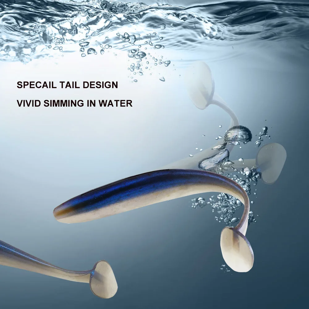 KESFISHING ES Easy Shiner 50mm 76 100 125 150 180mm Soft Silicone Bait For all Fish Pesca Artificial Fishing Lure