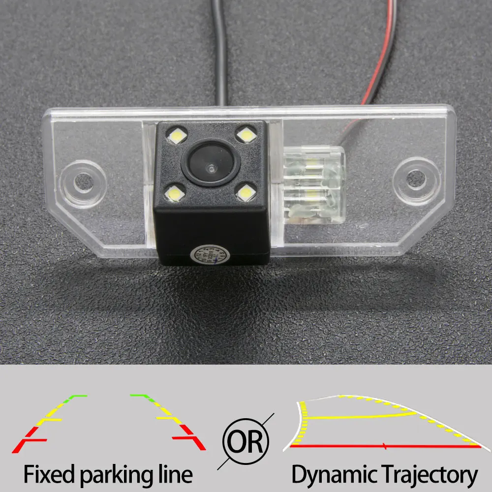 Фиксированная или динамическая траектория CCD Автомобильная камера заднего вида