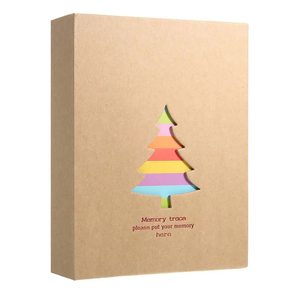 tree 5 дюймов 200 шт 3R милый мультфильм фотоальбомы фото альбом для хранения Чехол записная книжка дети семья Памятка Подарок - Цвет: tree