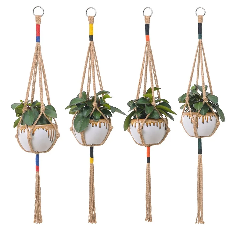 

Hanging Plant Holder Outdoor Indoor Wall Flower Pot Hanger Bonsai Garden Supplies Christmas Decoration Home Decor Creative Gifts