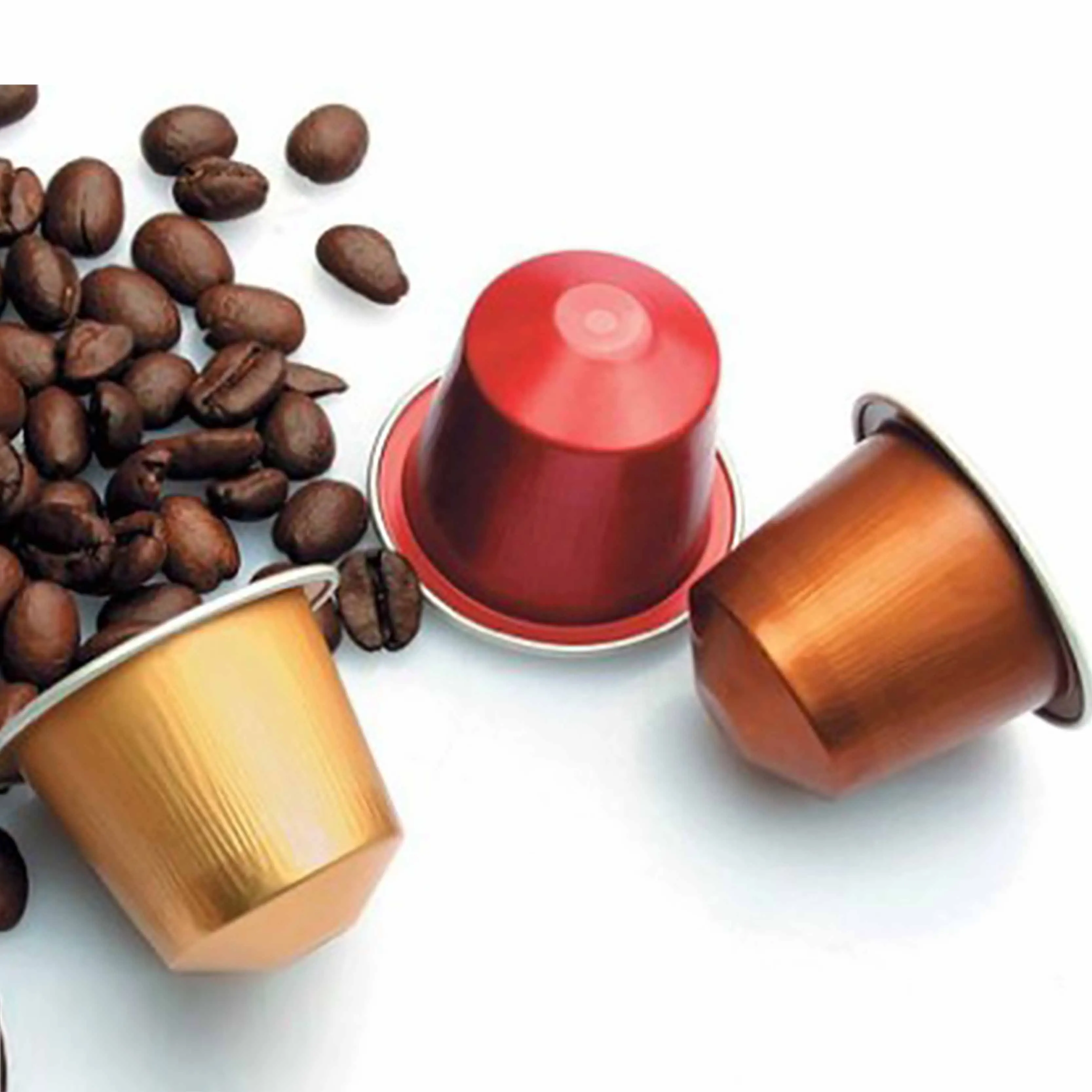 50 комплектов многоразовых кофейных капсул одноразовые капсулы Nespresso для Nescafe