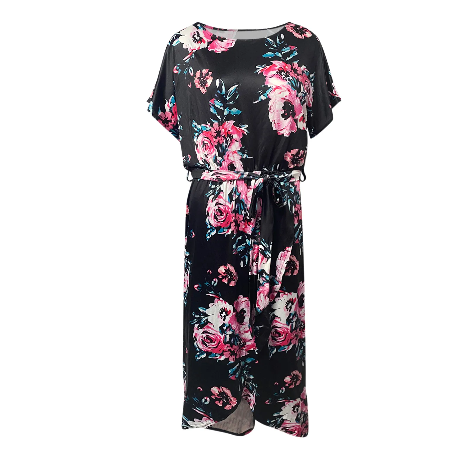 

Sexy Women Dress Plus Size Summer 2021 Solid Casual Short Sleeve Maxi Dress For Women Long Dress Free Shipping Lady Dresses