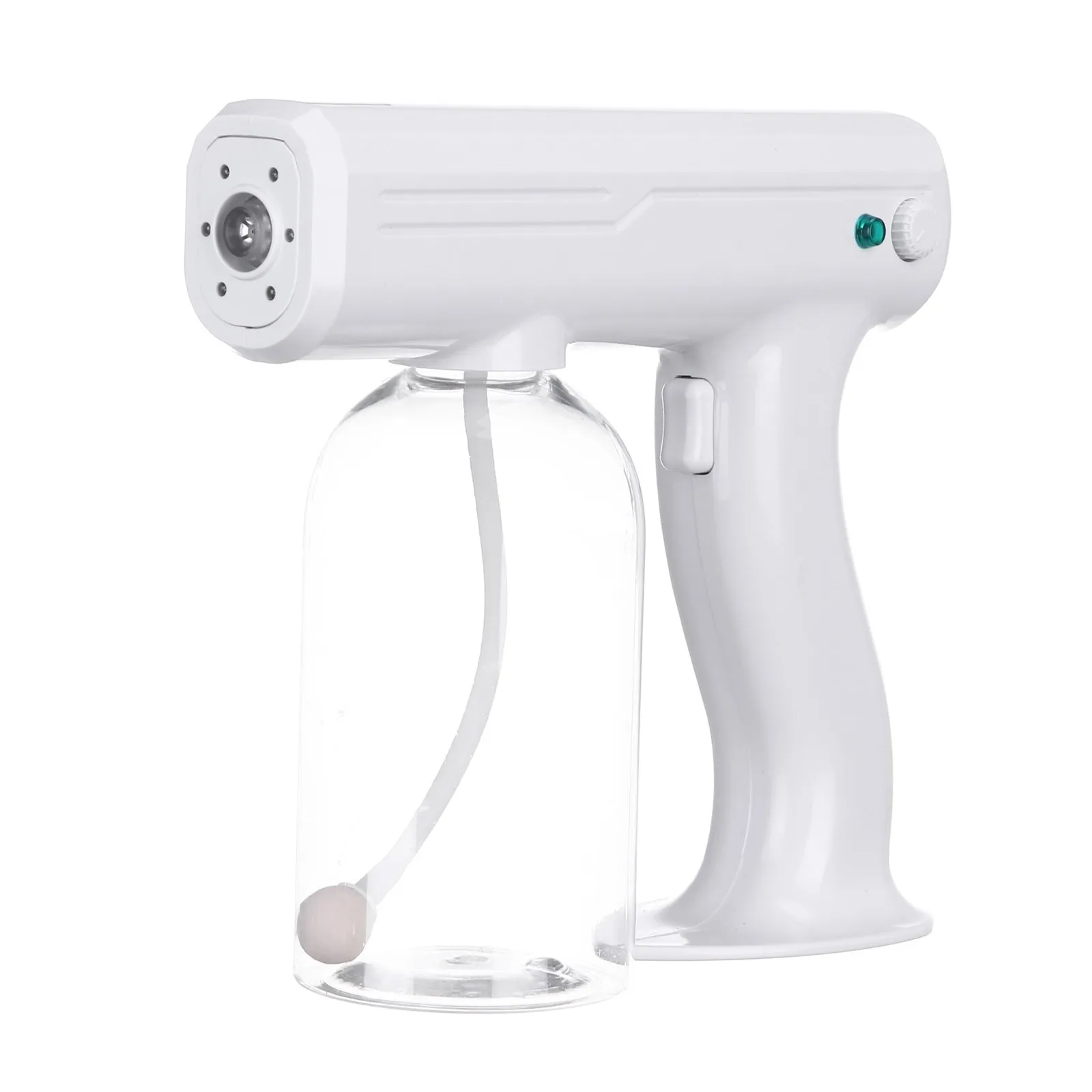 

800ml Blue Light Nano Steam Atomizing Fogger Disinfection Sprayer With Battery Atomizing Fogger Machine Steam Spray Guns 1300w