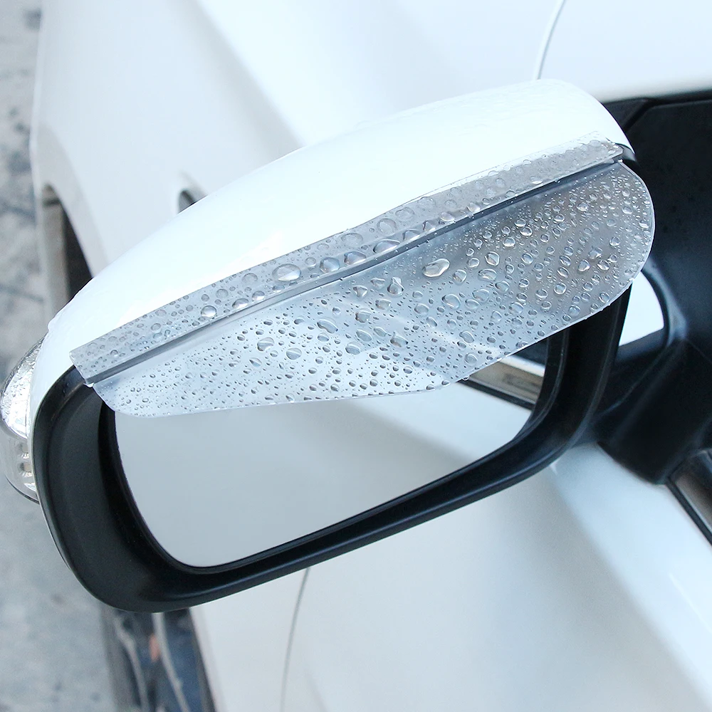 Car Side Rear View Mirror Rain Eyebrow Visor Sticker for ford focus kuga fusion fiesta mondeo ranger mk2 mk3 mk4 mk7 Mustang | Автомобили