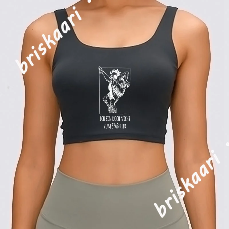 

Im Not Here For Fun Tank Top Summer Top Women Graphic Letters Round Neck Casual Sleeveless Vest