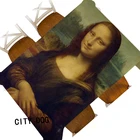 Итальянский художник Леонардо да Винчи картина маслом водонепроницаемое украшение скатерть для стола бухта Мона Лиза Гобеленовая скатерть