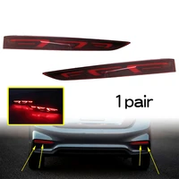 1 pair auto tail lamp for hyundai accent 2018 2021 rear bumper brake light stop warning fog lamp turn signal car lighting parts