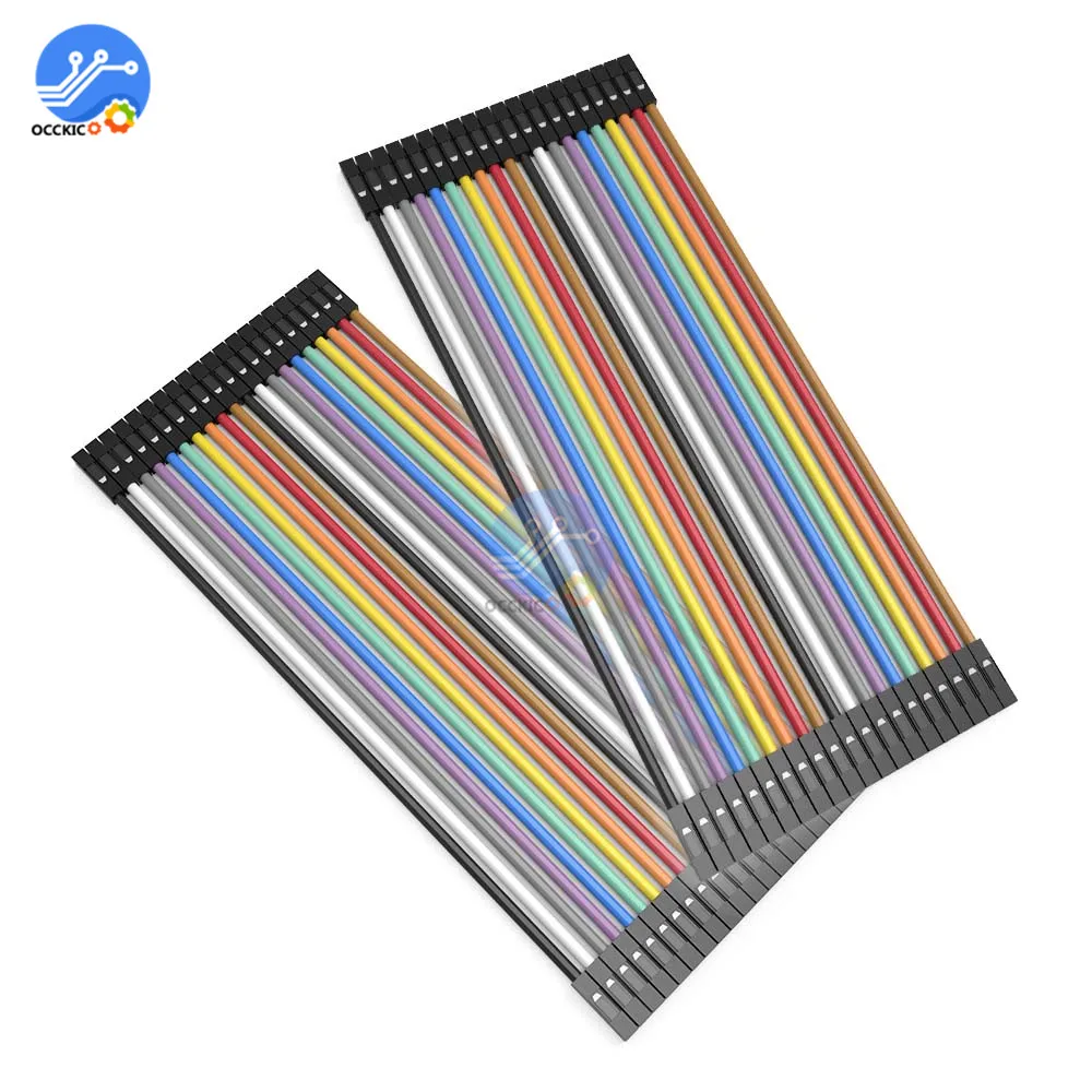 Цветной коннектор Dupont 40 шт. Кабель 2 54 мм 1 P для Arduino|arduino arduino|arduino colorarduino dupont |