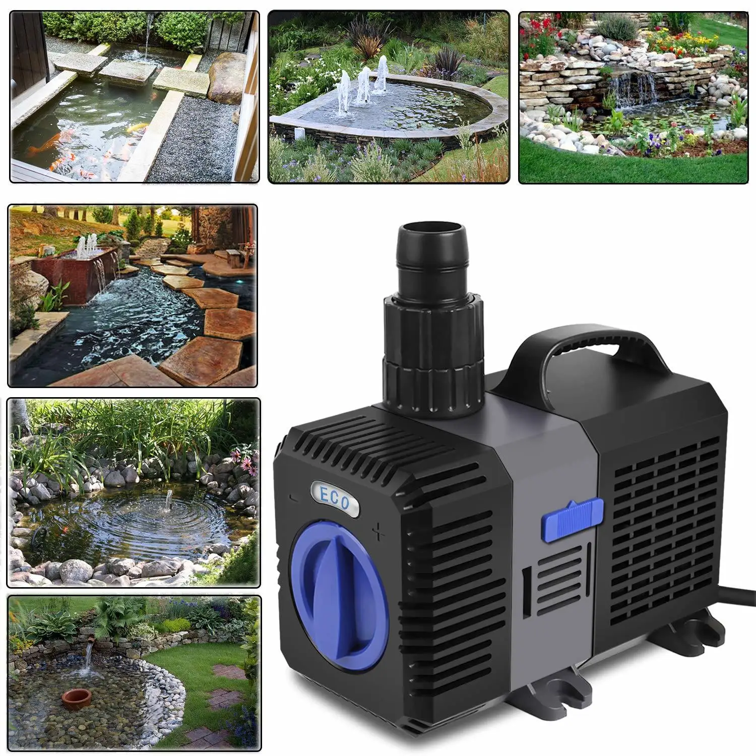 Сверхтихий погружной насос SUNSUN для аквариума садовый фонтан гидропоники