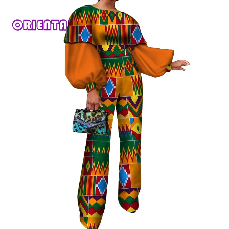 Модный комбинезон африканская одежда для женщин комбинезоны с Африканским