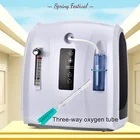 Регулируемый генератор кислорода 1L-6L, устройство для производства кислорода для домашнего очистителя воздуха с одним и двумя потоками