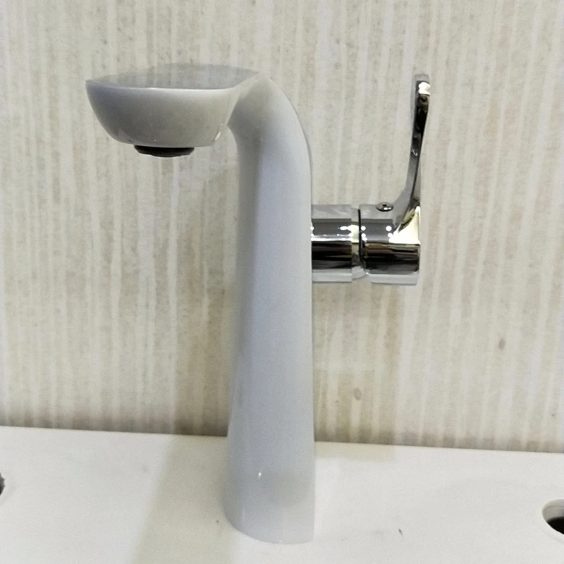 BAKALA роскошный новый дизайн белый хром латунь ванная комната водопроводный кран