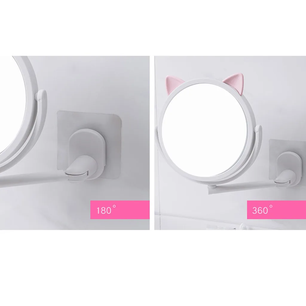 Новый не оставляющая следов зеркало перфорация телескопическое для макияжа