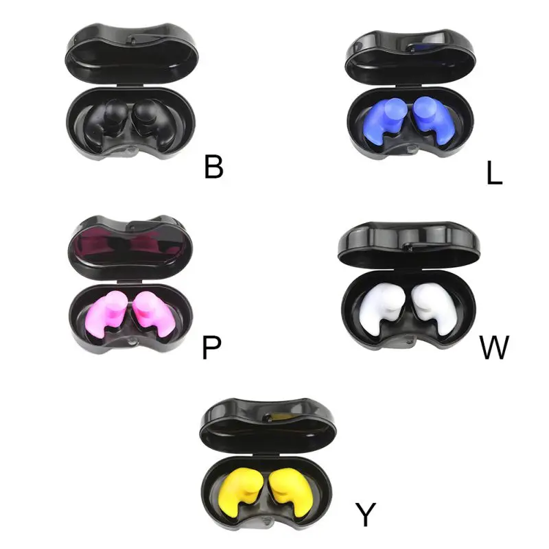 1 пара водонепроницаемые силиконовые беруши с шумоподавлением|Аксессуары для наушников| |