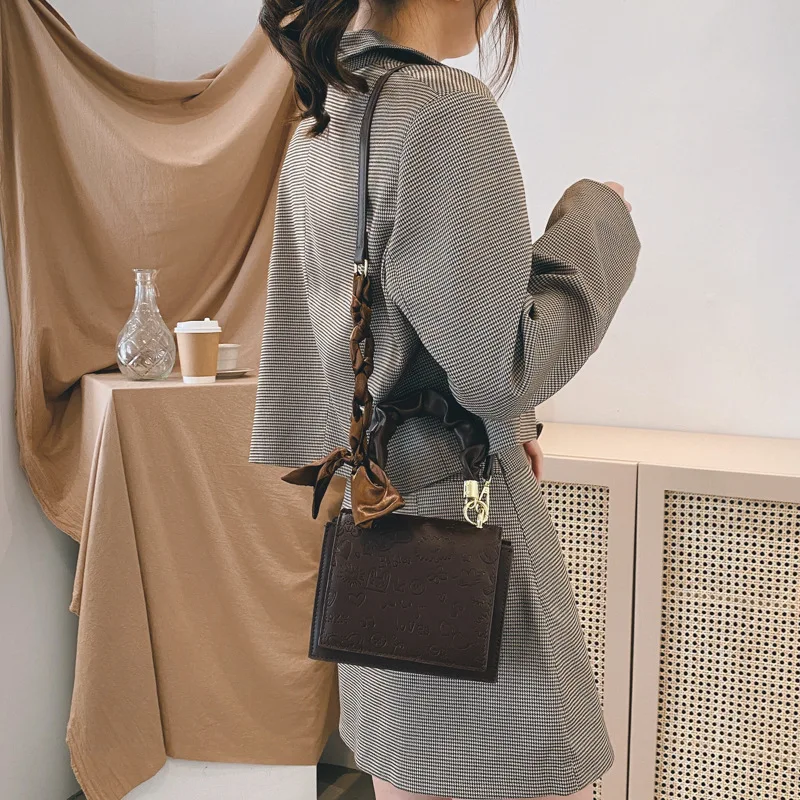 

Graffiti Style Designer Pu Leather Tote Crossbody Bags For Women 2021 New Luxury Quality Shoulder Simple Bag Handbags And Purses