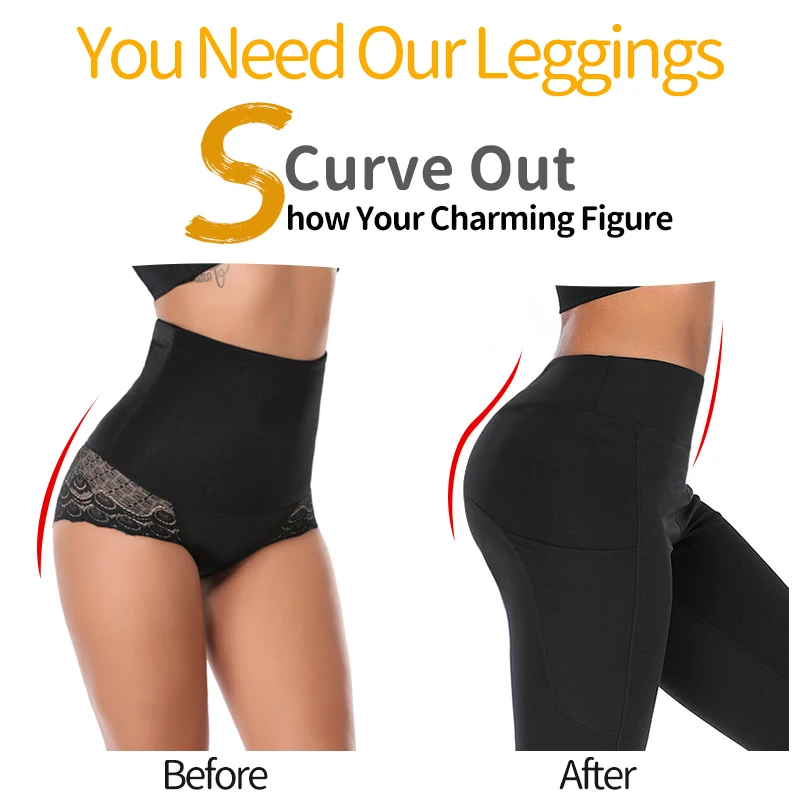 Леггинсы с карманом средняя талия идеальная посадка леггинсы для женщин