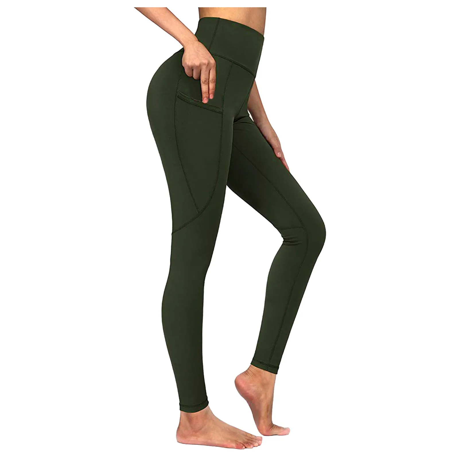 

Fitness Women Leggings Push Up Women High Waist Pocket Workout Leggins 2020 Fashion Casual Leggings For Sport Running Mujer