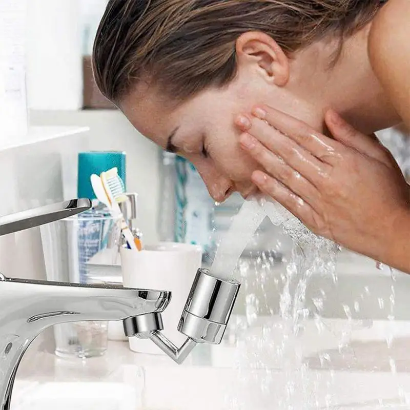 

720° Rotatable Universal Splash Filter Faucet Wash Basin Tap Extender Adapter For Kitchen Bathroom Faucet Spray Head