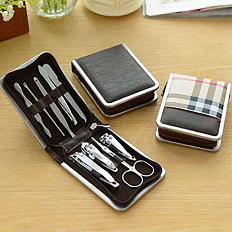 Набор для маникюра hobbyлейн из нержавеющей стали 9 шт. машинка стрижки ногтей уход