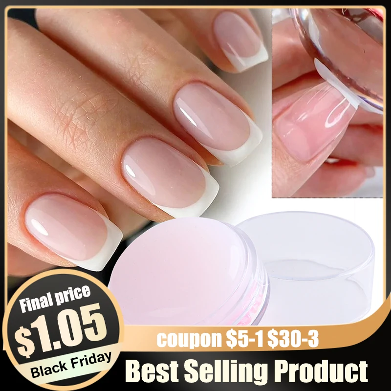 

French Mold Nail Art Stamper with Cap White Silicone Jelly Head DIY Printing Stamping Plate Manicure Tools French Tips GL1974