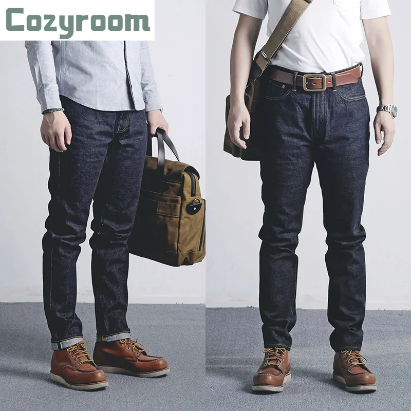 

Cozyroom 501CT конусные мужские джинсы Selvedge, повседневные джинсы Onewash синего цвета