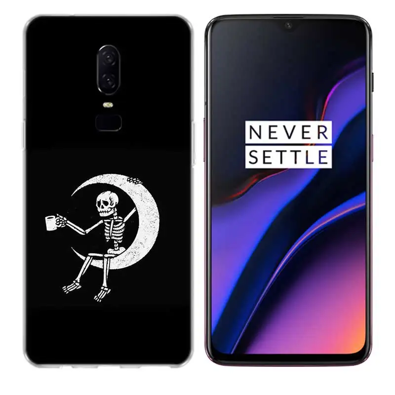 Pirates Skull Luxury Soft TPU Silicone Phone Back Case For OnePlus One Plus 7 Pro 5 5T 6T 6 Fundas Printed Cover Coque |