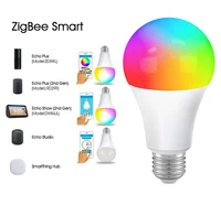 zigbee smart bulb compatible with philips huehub required alexa echo dot smartthings hub 2pcs